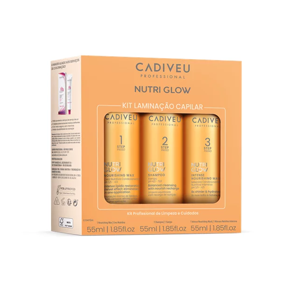 CADIVEU PROFESSIONAL NUTRI GLOW MINI LAMINATION KIT
