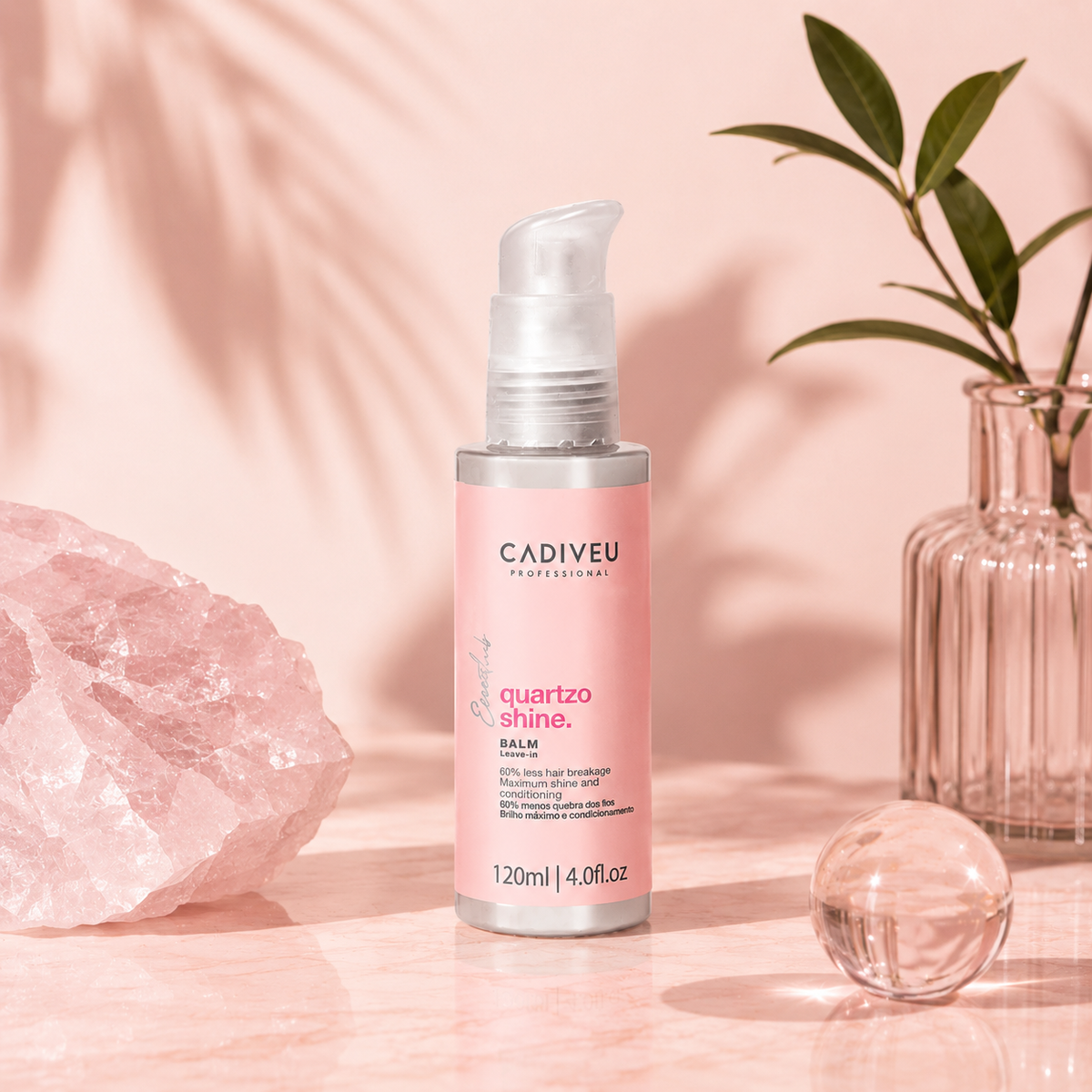 CADIVEU ESSENTIALS QUARTZO SHINE BALM LEAVE-IN 250ML