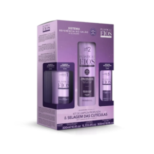 Plastic Hair Kit Anti-Residue Shampoo 300ml + Maximum Smooth 1L + Restorative Mask 300ml