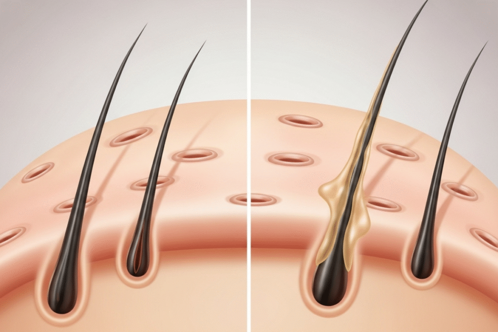 Can conditioner cause hair loss on the scalp