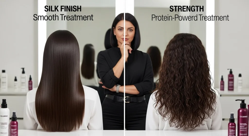 Silk Finish or Protein Power Choosing the Right Treatment for Your Hair