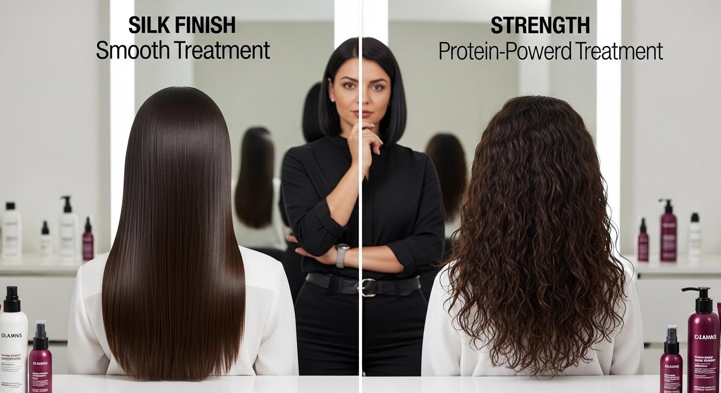 Silk Finish or Protein Power Choosing the Right Treatment for Your Hair